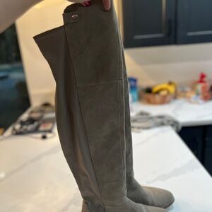 Chinese Laundry Taupe Over the Knee Boots